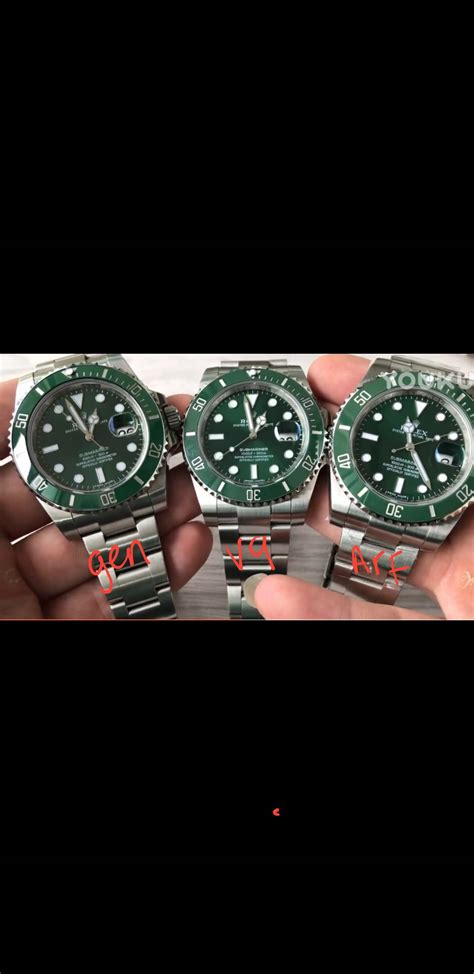 noob v9 rolex review vs gen|Gen hulk vs noob v9 vs arf .